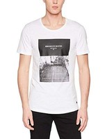 Casual Friday Herren Kurzarmshirt Freizeitshirt T-Shirt, Weiß, XL