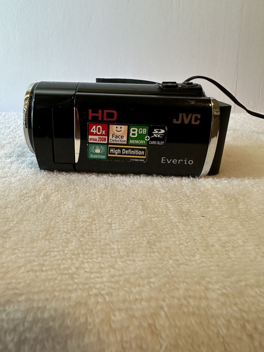 JVC Everio GZ-HM50HD 8 GB Camcorder 40x Optical Zoom Black
