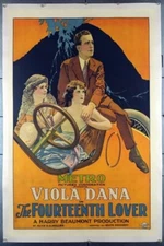 FOURTEENTH LOVER (1922) 28376  Movie Poster (27x41) Linen-Backed  Viola Dana Beh