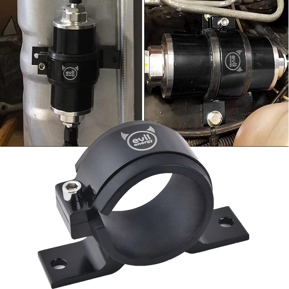 50mm Fuel Filter Mounting Bracket with Pump Clamp Holder for Car Oil Gas Fuel Line