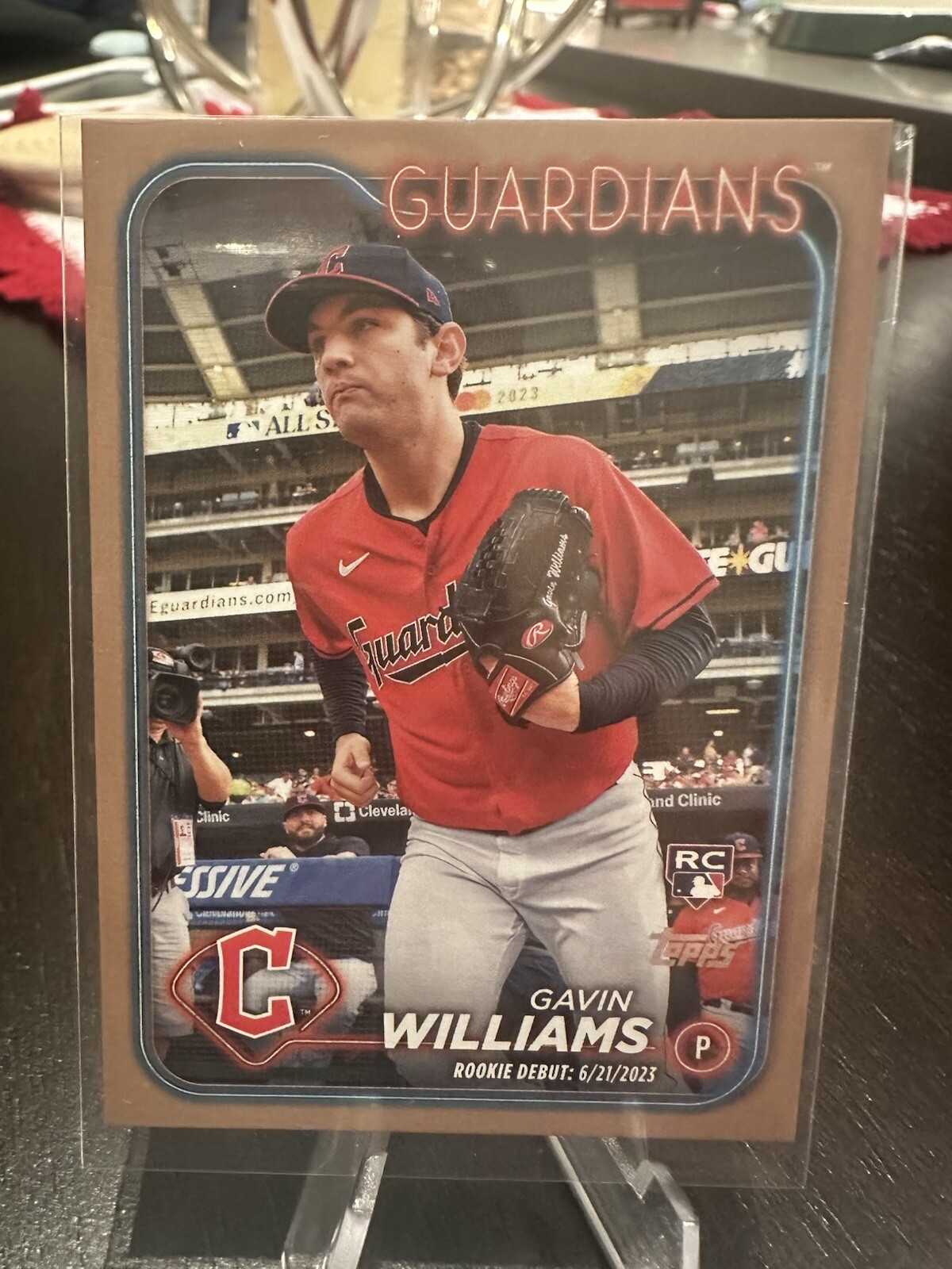 2024 Topps Update Series - Rookie Debut Gold #US294 Gavin Williams /2024 (RC)