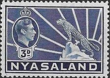 Timbre Animaux Mammifères Félins Panthère Nyassaland 63 ** - 77993FJ