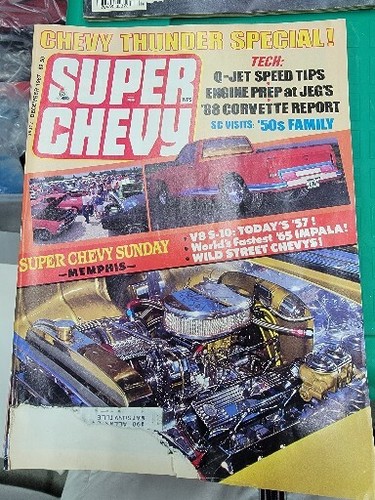 Vintage Car Magazines Lot of 9 - Super Chevy, Street Rodder, Sports Illustrated - Imagen 8 de 10