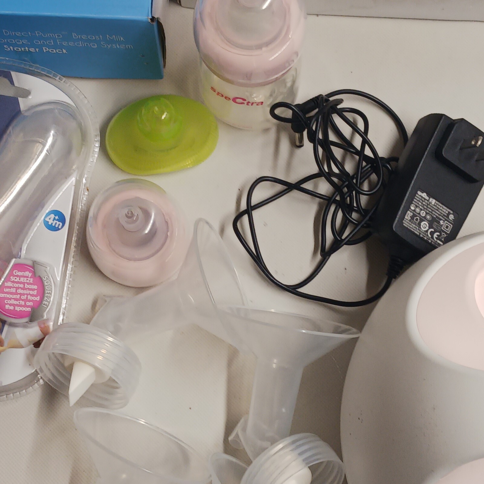 Spectra S2+ Double Electric Pink Breast Pump  New Accessories Kit + Bottles