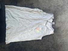 PINK Victoria Secret Tank Grey Size S -P With Logo .