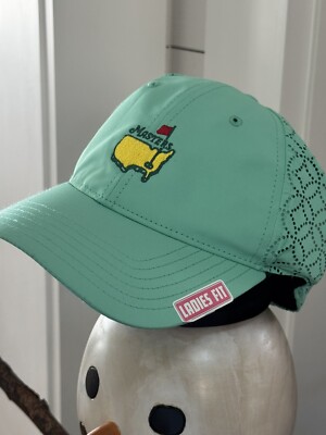 Masters Golf Hat From Augusta National, Mint Green, Ladies Fit, NWT, Unique Hat!