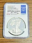 2016 W S$1 AMERICAN EAGLE 1OZ NGC PF 70 ULTRA CAMEO LETTER EDGE EDMUND C. MOY