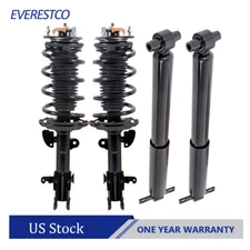 4PCS Front & Rear Shocks Struts & Coil Spring Assembly For 2009-2015 Honda Pilot