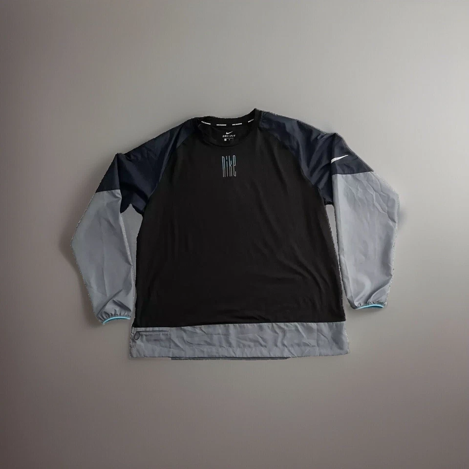 Camiseta para correr Nike Element manga larga XL e inferior XXL multicolor talla XL/XXL para hombre Foto 3 de 4