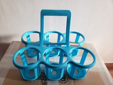 VINTAGE' 70 ANCIEN PANIER PORTE BOUTEILLES  ITALY  EN TRES BON ETAT.