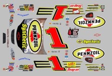  1 Jeff Green Pennzoil DEI 2003 Monte Carlo 1/64th HO Scale Slot Car Decals