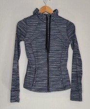 Lululemon Hooded Define Jacket Nulu Mini Space Dye Herringbone Heathered Size 4