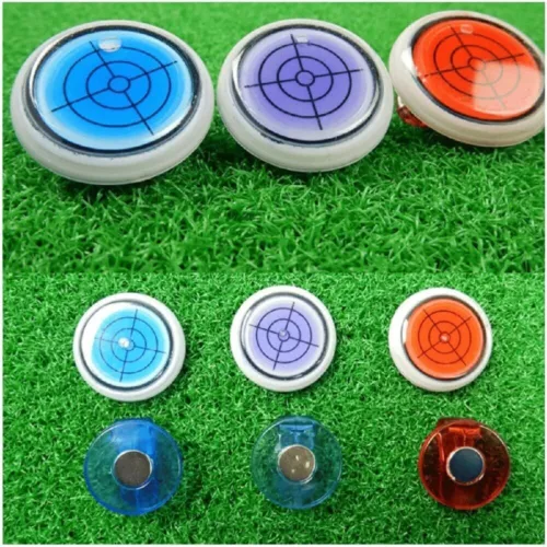 Golf Ball Marker Round Cap Clip Mark with Level Function, Golf Ball Marker New - Bild 1 von 14
