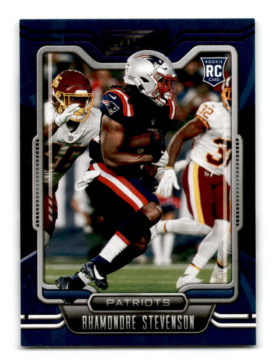 2021 Panini Playbook Rhamondre Stevenson #133 New England Patriots