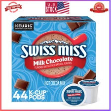 Swiss Miss Milk Chocolate Hot Cocoa, Keurig K-Cup Pods, 44 Count, Hot Chocolate