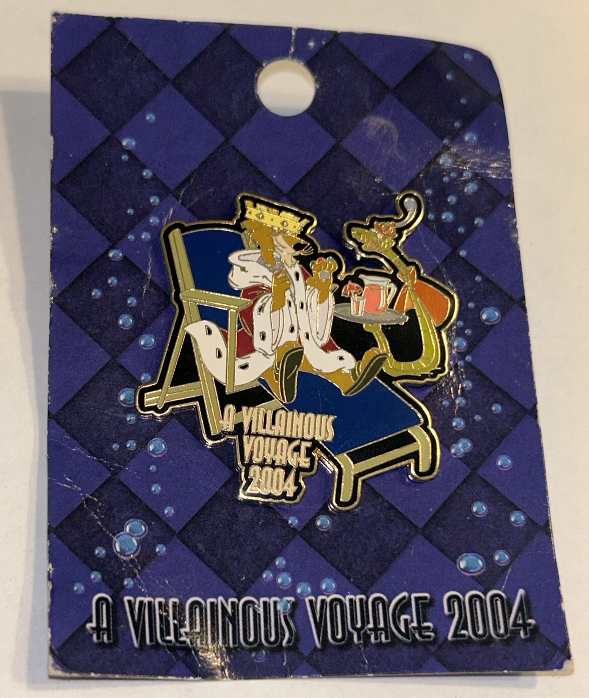 Disney Pin Cruise Line Dcl Villainous Voyage Prince John Robin Hood Le 500 2004