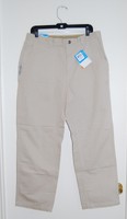 Columbia Men's Tan 100% Cotton Lander Pants, 34w X 30l Am8431-160 Columbia Men's Tan 100% Cotton Lander Pants, 34w X 30l Am8431-160