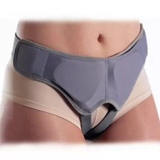 Double Inguinal Groin Hernia Support Belt Truss Brace for Men With Strap