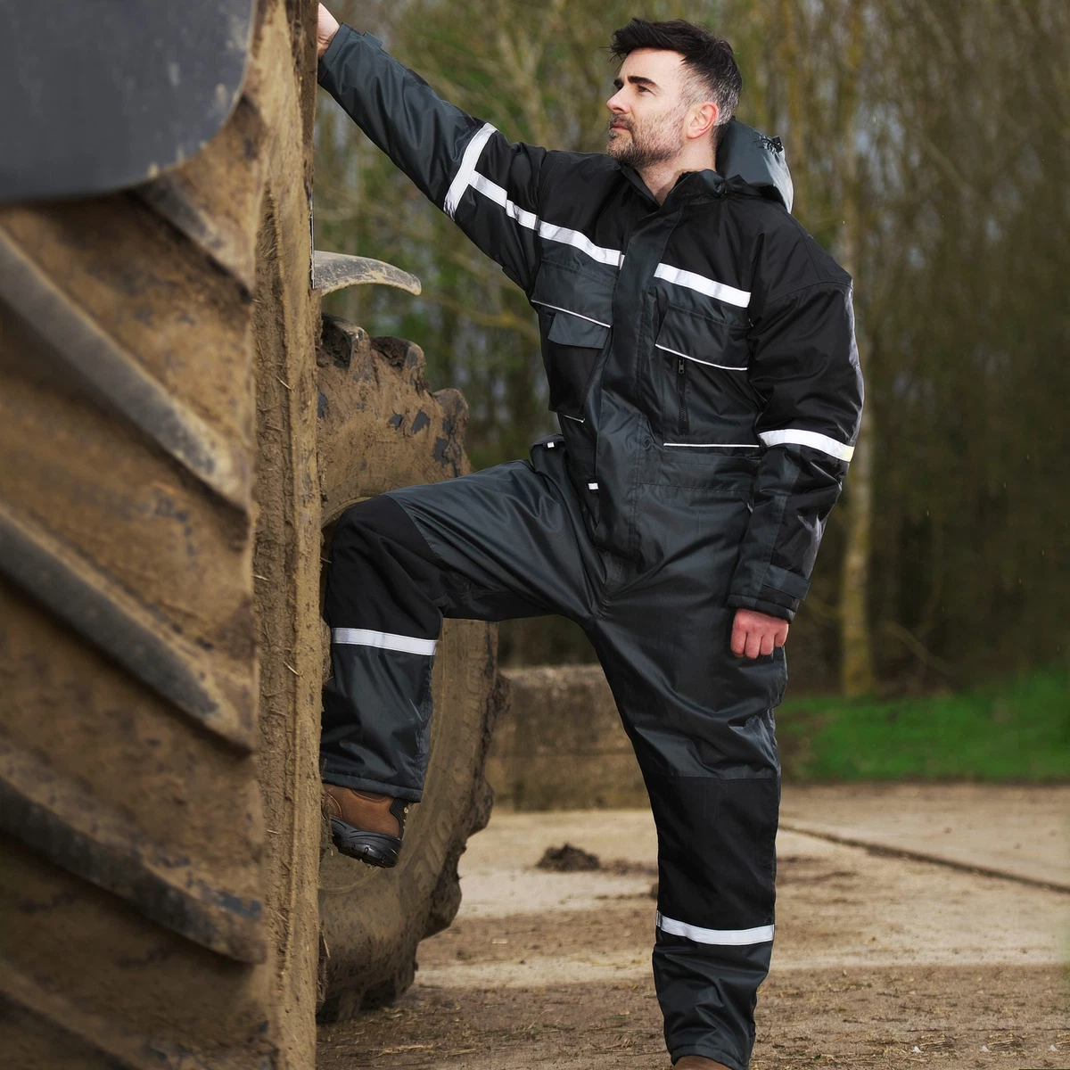 TRAJE TÉRMICO IMPERMEABLE, PESCA, PESCA, PESCA, GRANJA, CABALLO, MOTO, ACOLCHADO, ACOLCHADO, VETV