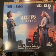 Sleepless in Seattle on Deluxe Widescreen LaserDisc Free Shipping