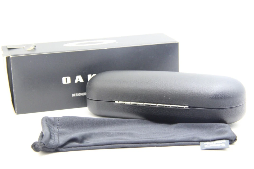 NUEVO ESTUCHE PARA GAFAS DE SOL OAKLEY BLACK AUTHENTIC CON FUNDA Foto 2 de 2