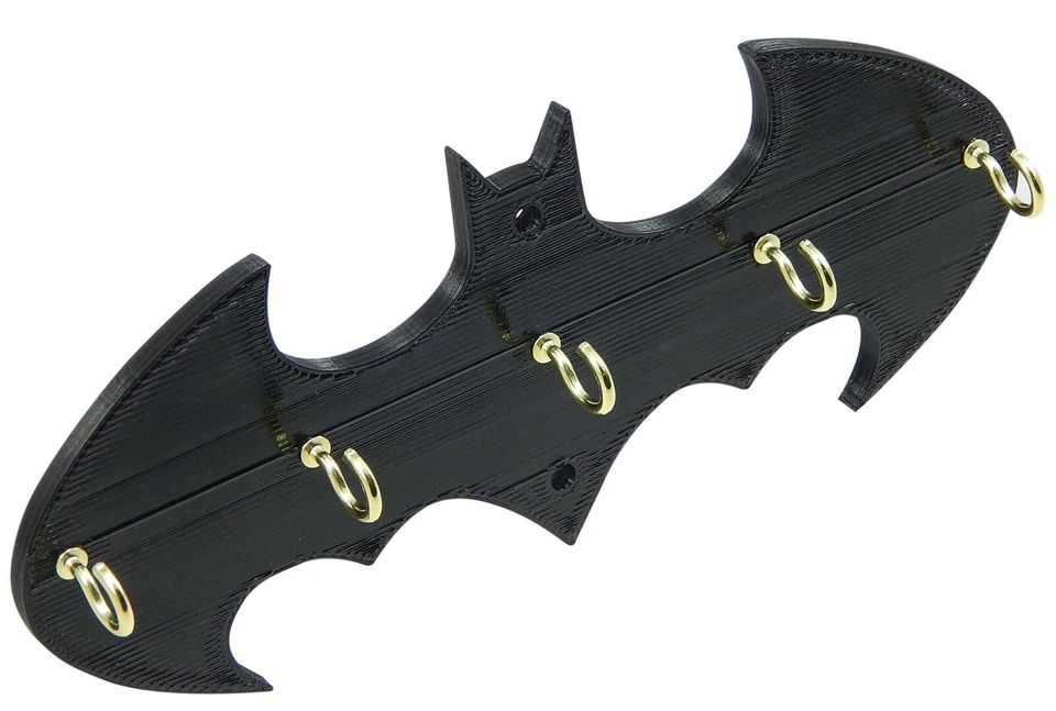 Retro Batman Dark Knight Key Rack Holder Hanger Entryway Organization Wall Hooks - Image 2 of 4