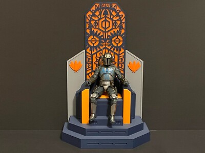 Star Wars Black Series 1:12 Scale Warrior's Throne With Wall