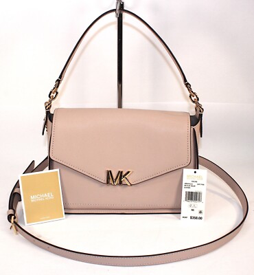 MICHAEL KORS ワンショルダーバッグ PVC ベージュ MICHAEL KORS ROSE SMALL MINI SHOULDER CROSSBODY BAG PVC LEATHER MK