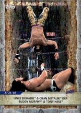 2020 Topps WWE Road to Wrestlemania Foil #1 Lince Dorado Gran Metalik Murphy