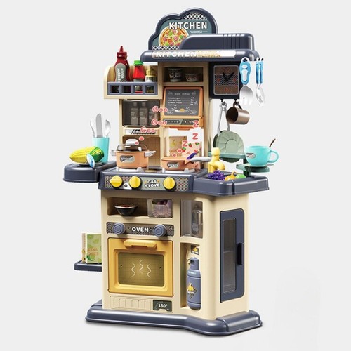 Kinderküche Spielzeugküche Spielküche viel Zubehör Sound Küchenset Geschirr Joe - Photo 10/16