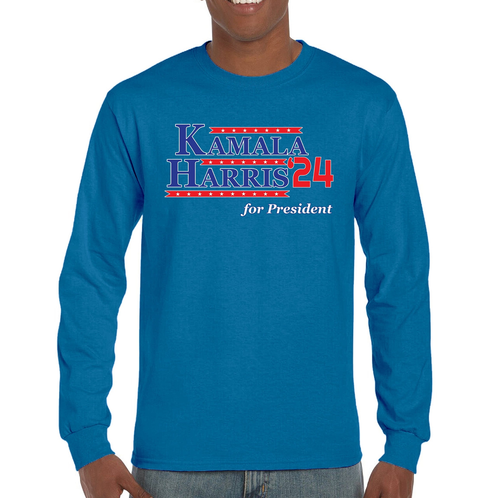 ALTRA T shirt a maniche lunghe Kamala Harris '24 Lets Win This Madam President Im Speaking