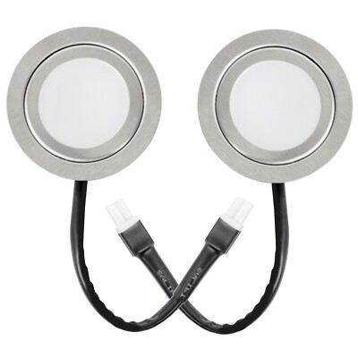 Awoco 2PCS LED Light Bulbs Replacement for Range Hoods - 12V DC, 2W (RH-FC-LED)