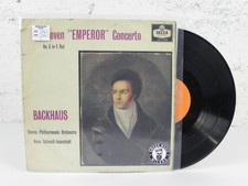 BEETHOVEN Emperor CONCERTO Backhaus DECCA Vinyl Disco 33 Giri VINILE 12" Pollici