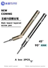 MIJING Motherboard Stratified Screw Pen 360° Rotation S2 Alloy Steel Screwdriver