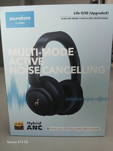 Anker Soundcore Life Q20 Wireless Over-Ear Headphones in Blue