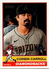2025 Topps Heritage #232b Corbin Carroll Arizona Diamondbacks