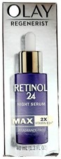 Olay Regenerist Retinol 24 Max Night Serum-1.2 oz, Visibly Smooths Wrinkles, New