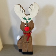 Christmas Wooden Hand Craft Deer Decoration