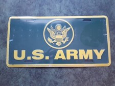 US ARMY License Plate 12 by 6" NEW