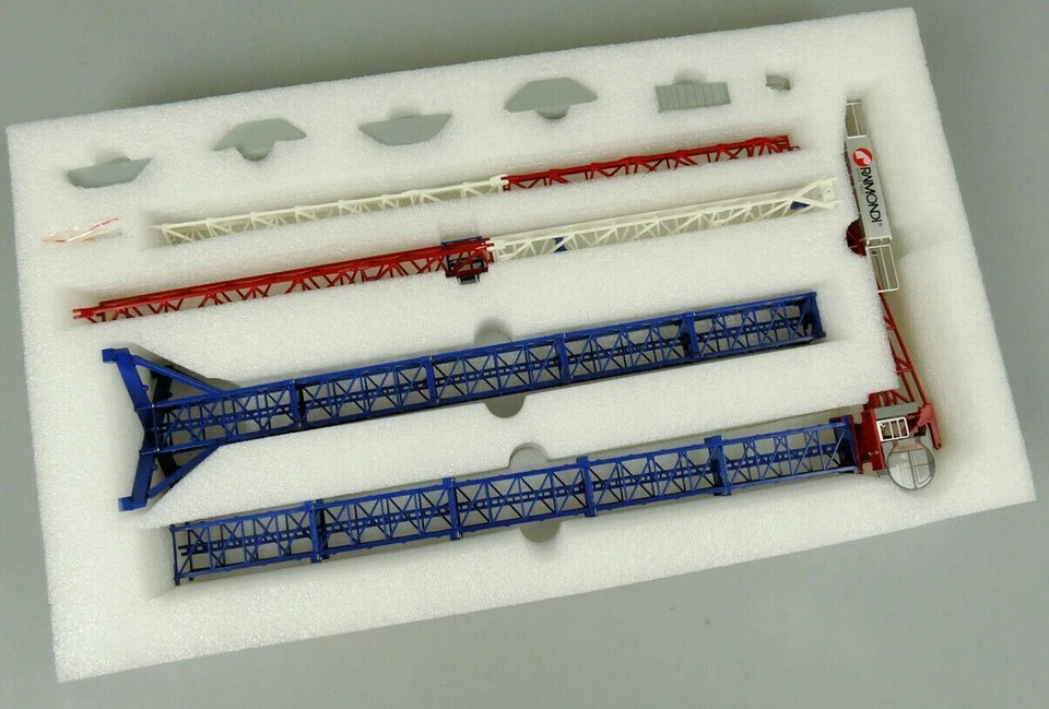 RAIMONDI CRANES MRT234 1:87 CGM Models baukran grue a tour gru torre H0 SCALE - Immagine 2 di 4