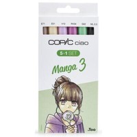Copic Hobbymarker Ciao 5+1 Set, Manga 3