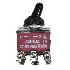 HQRP 9-Pin Toogle Switch for HY29K Steampunk Applications, Trailer Restorations