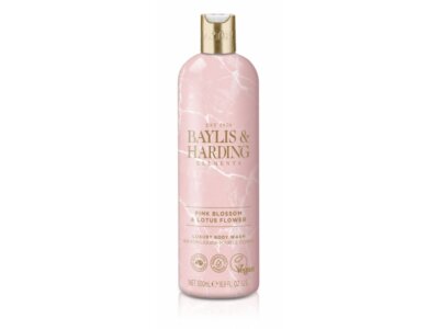 Baylis & Harding Duschgel Pink Blossom & Lotus Blume Duschgel 500ml