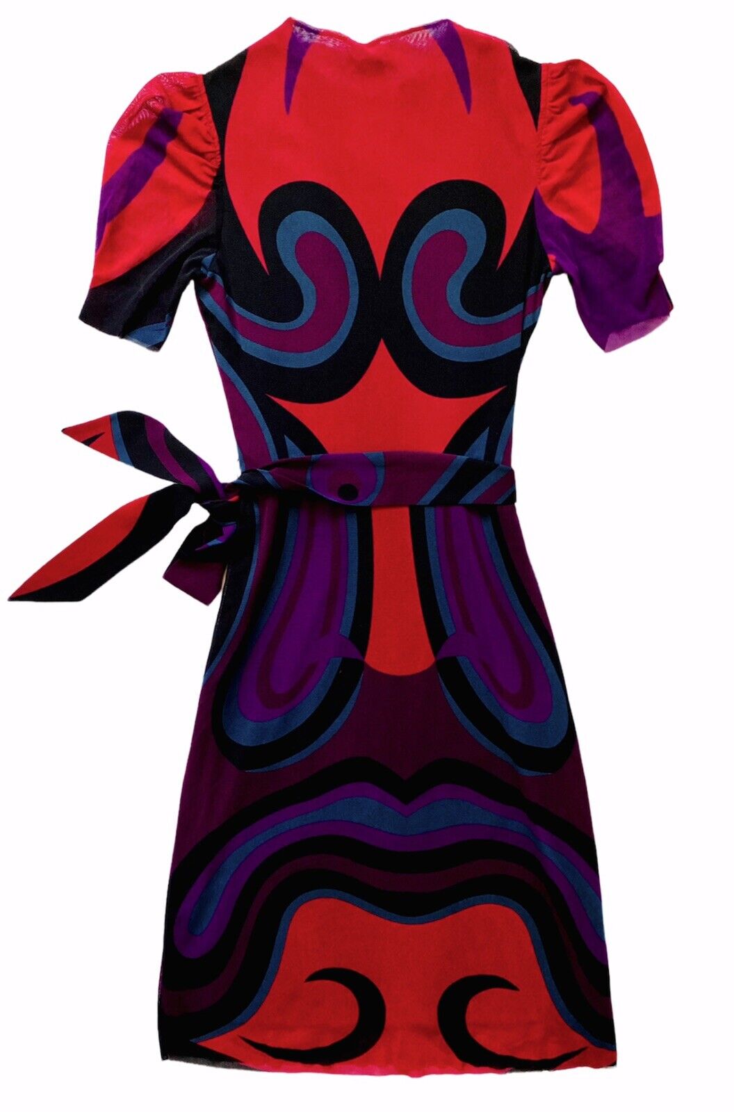 VIVIENNE TAM Opera Mask Print Mesh Dress - image 3