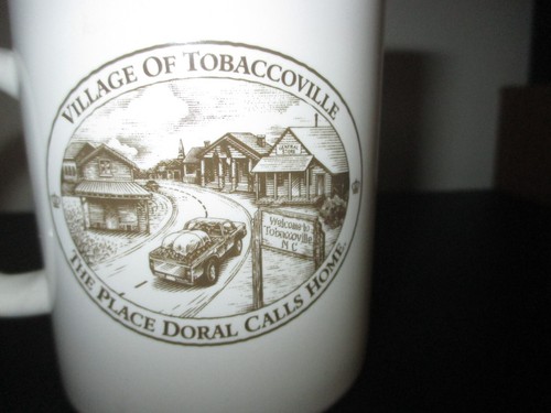 Vintage Doral Village Of Tobaccoville Coffee Mug-Very Clean,Cheap - Picture 2 of 6