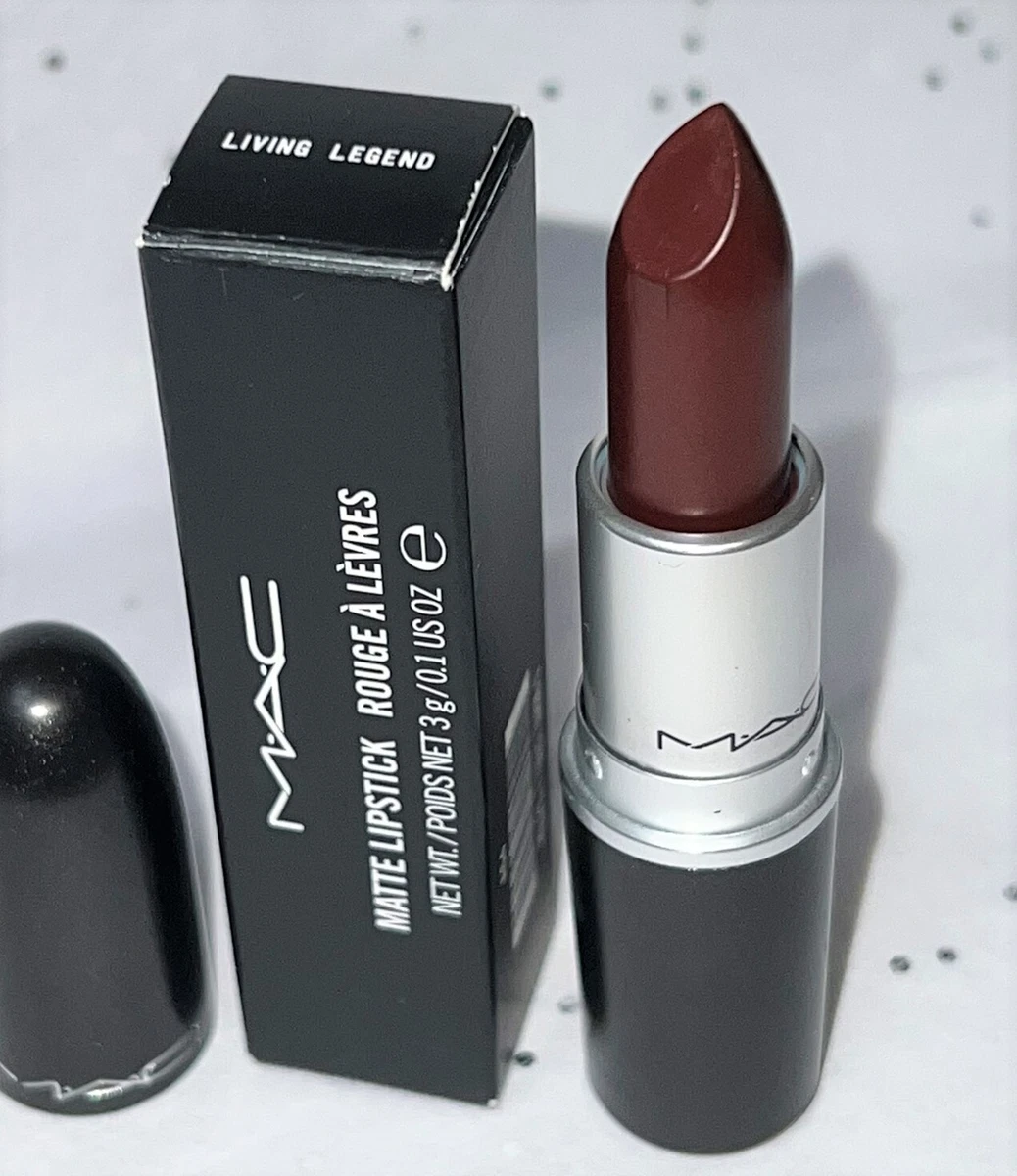 NIB MAC Lipstick ~ LIVING LEGEND ~ Matte Plum | eBay