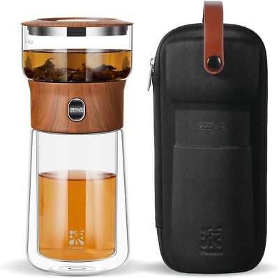 Smart One Touch Tea Maker, Small Glass Teapot for Loose Tea Maker, Solo 3 in 1