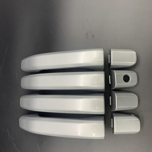 Door Handle Set For 2014-18 Silverado Sierra Crew Cab Silver Ice - Picture 5 of 12