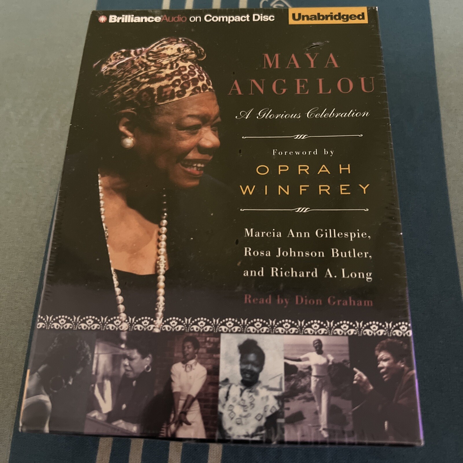 MAYA ANGELOU- A GLORIOUS CELEBRATION-UNABRIDGED 3 DISCS- NEW/SEALED