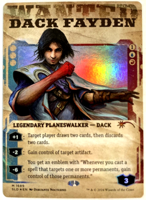 MTG Dack Fayden RAINBOW FOIL Secret Lair Drop 1689 NM | eBay